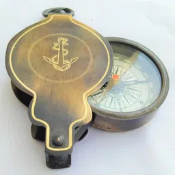 ascent india Brass Flip Out compass nautical style vintage sport compass Compass-picture-35