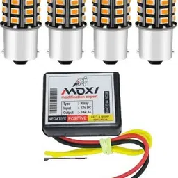 croxiv Front, Rear, Side Flasher Indicator Light for Bajaj, Hero, Honda, KTM, Royal Enfield, TVS, Yamaha, Universal For Bike Universal For Bike-picture-16