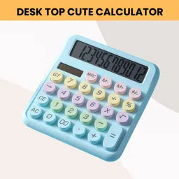 guggu Desktop Calculator, 12-Digit Large LCD and Large Buttons for Office, Homes R109 Basic Calculator image 1