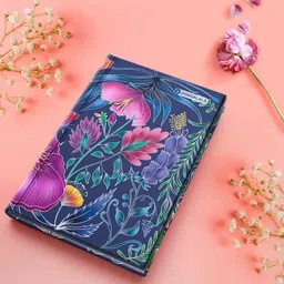 jhingalala Wild Blossom Hard Bound Undated A5 Diary Notebook (20 X 14.5 CM, 80 GSM, 190 Ruled Perforated Pages) Diary for Writing, Gift for Friend, Personal Diary A5 Diary Ruled 190 Pages image 2