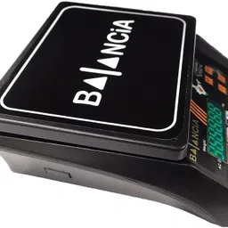Glancing Made in India Balancia 30kg Electronic Compact Scale, High Quality Digital Weight Machine With Power Adaptor & Inbuilt 4V Re-Chargeable Battery Weighing Scale(Platform Size- 170 x 210mm, Dual Display, 4V Re-Chargeable Battery) /262/UGl Weighing Scale image 3