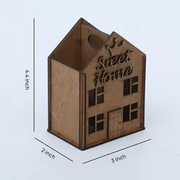 shribalajiarts Sweet Home Engineering Wood Pen Stands image 2