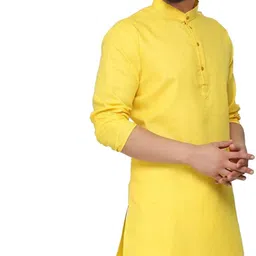 ladyflock Men Cotton Blend Kurta Pyjama Set image 3