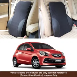 oshotto Black Fabric Car Pillow Cushion for Honda-picture-11
