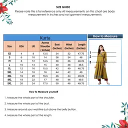 ikrass Women Printed Cotton Blend Anarkali Kurta image 5