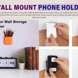 HOUZZGEM Mobile Holder for Home Remote Holder Wall Mount Mobile Stand for Wall Mobile Holder image 3