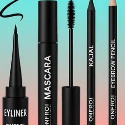 onfroi Classic Eye Makeup Set – Bold Kajal, Liner, Volumizing Mascara, Brow Pencil-picture-13