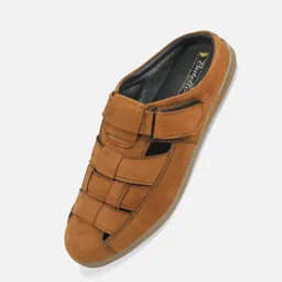 butello Half Sandal Leather Loafer Shoes Light|Comfort|Trendy|Premium Shoes Loafers For Men image 5