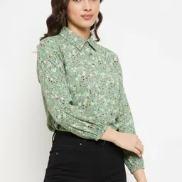 pecker Women Regular Fit Printed Casual Shirt image 3