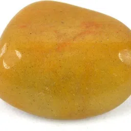 reiki crystal products 100% Natural Crystal New-147-Yellow Jasper-Tumble-stone-200gm_1 Regular Asymmetrical Crystal Stone image 3