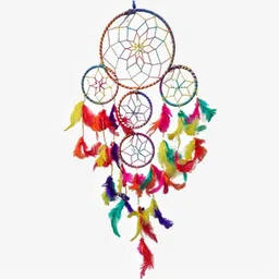 shreyansh gift SGN Multi Colored Dream Catcher Wall Hanging Wool Dream Catcher-picture-12