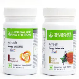 herbalife Afresh Energy Drink - Elaichi Flavor & Tulsi Flavor For Weight Loss Energy Drink-picture-15