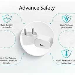 CIHLEX 5 W 5 A Wall Charger for Mobile with Detachable Cable image 4