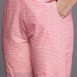 libas Women Cotton Blend Kurta Pant Set image 5