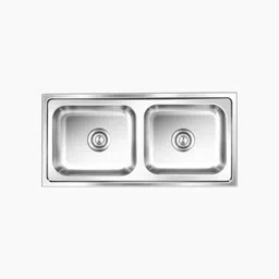 nirali Kitchen Sink with Double Bowl 39" x 18" x 8" | 1 MM Thick | SS 304 | Graceful Glory 39x18 Glossy Vessel Sink-picture-19