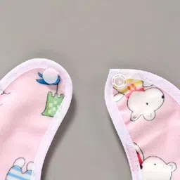 smilykid Machine Washable Burp Newborn Slobber Cloth Large Muslin Soft Layers Baby Bibs image 2