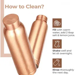 smartkitchen Copper bottle 1000 ml Water Bottle image 4