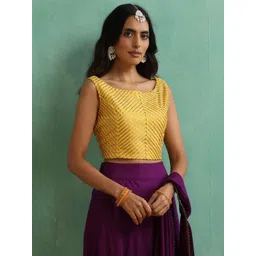 indy Raaga Printed Ready to Wear Lehenga & Blouse With Dupatta image 3