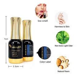 VENALISA Coat Color UV & LED Soak Off Gel Nail Polish 12ml - Milk Shake 1041 image 5