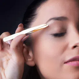 basicare Set Of 2 Stainless Steel Gold Plated Tip Tweezer image 2