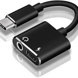 IMMUTABLE Black 2 in 1 Metal Type-C to 3.5 MM Audio Jack Adapter||Free Head Noise Cancelling Connector|| Splitter ||Jack convertor|| Audio Adapter for OnePlus 7/7 Pro / 1+6/1+6T (Multi Colour) Phone Converter-image-68