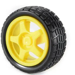 geeta enterprises INOS_BO Motor Dual Shaft and Wheels Smart Car Robot Gear Pack of 4 Automotive Electronic Hobby Kit image 2