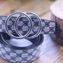 niddleman Women Casual, Evening, Party Black Artificial Leather Belt image 1