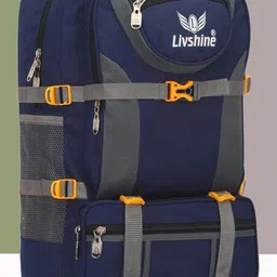 livshine Travel Backpack for Sport Camping Hiking Trekking Bag Rucksack-70 L(Blue) Rucksack - 70 L-picture-25