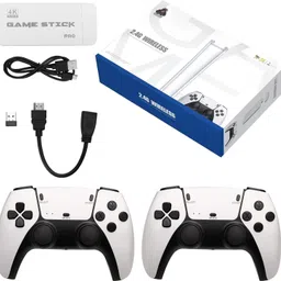 DWH Gamestick Pro 4k HDMI Retro Video Game Console 64 GB with Portable 8 Bit Game Box, 4K HDMI Output 40 Emulators-picture-20