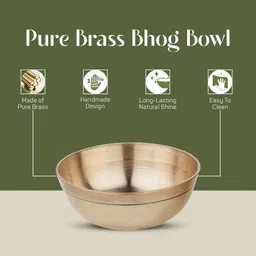 torppeza Brass Mixing Bowl image 5