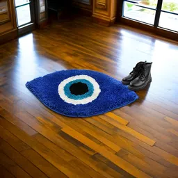 rylie Blue Velvet, Rubber, Cotton Area Rug-picture-26