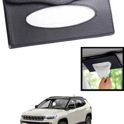 maties Universal Lightweight/Waterproof Leatherite Rectangle Black Tissue For Car-68 Vehicle Tissue Dispenser-picture-20