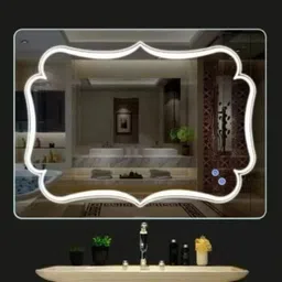 kaazz NEW LED MIRROR LATEST DESIGN RECTANGULAR SHAPE WITH TOUCH SENSOR M2 Bathroom Mirror-picture-41