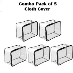 KFIA Transparent Cloth Cover Combo Pack of 5 Polyester Laundry Bag-picture-28