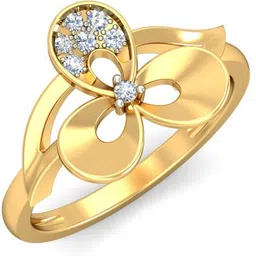 avsar AVR881YB 14kt Cubic Zirconia Yellow Gold ring-image-23