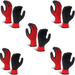 7shield 5Pair Multipurpose Daily Use Reuseable Washable Grip Coating Anti Cut Working NylonSafety Gloves-picture-24