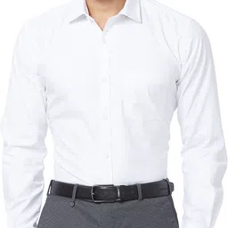 park avenue Men Slim Fit Solid Formal Shirt-picture-23