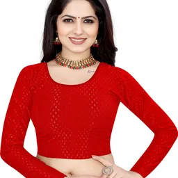 atibha fashion U-Neck Women Blouse-picture-25