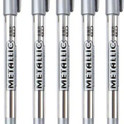 feelhigh Metallic Marker Pens, Silver Metallic Permanent Markers Multi-function Pen-picture-23