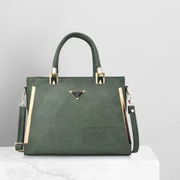 Women Grey Messenger Bag-image-5