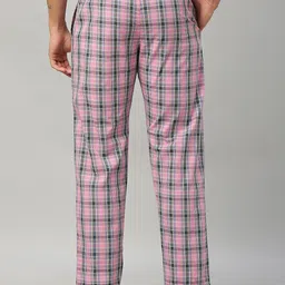 Urban Scottish Men's Pyjama - Pink,Cotton, Mid Rise, Casual with Side Pockets Men Pyjama image 4