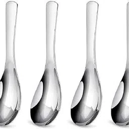 hetizem Dinette stainless steel soup spoon 6 pcs Stainless Steel Cutlery Set image 1