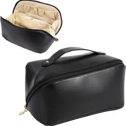 trendy blisshousehold Women Black Cosmetic Bag-picture-16