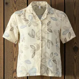 fuback Women Regular Fit Floral Print Lapel Collar Casual Shirt-picture-28