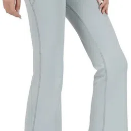 blueficus Women Solid Grey Track Pants image 3