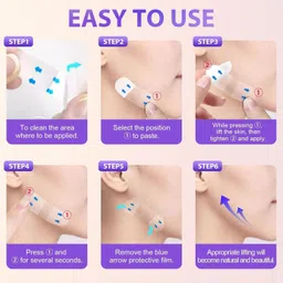 primetreads 40pcs Invisible Thin Face Sticker V-Shape Face Lift Tape Face Shaping Mask image 4