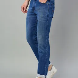 duke Men Regular Mid Rise Blue Jeans image 3