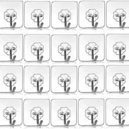 adl passion Adhesive Hooks for Wall, Sticky Wall Hook for Hangers,Bedroom,Bathroom hangings Hook 20-picture-29