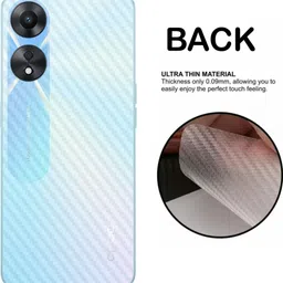 Vatsin Back Screen Guard for ViVO V60e, ViVO V60e [Carbon Fiber] image 2