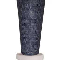 Devansh Blue Wooden Cylindrical Table Lamp image 2